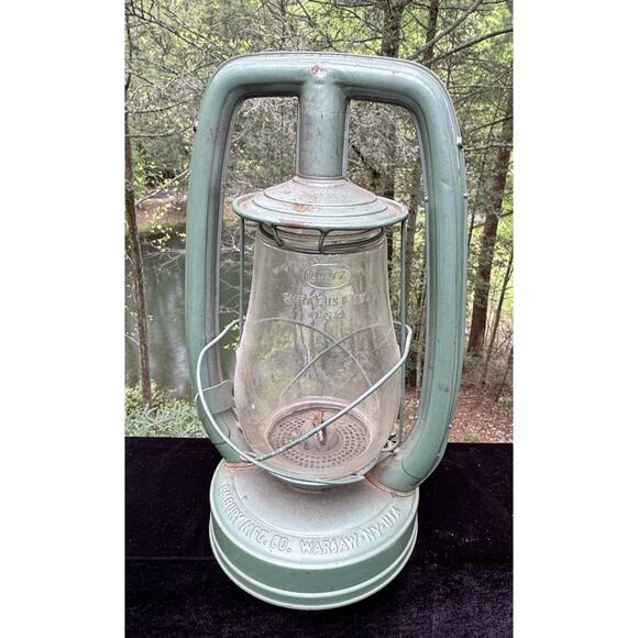 Vtg Embury Air Pilot No. 0 Lantern Lamp Star Bottom Universal 1928 Nice! - Picture 6 of 12